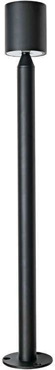 8W LED pastatomas lauko šviestuvas, juodas, 3000K, IP65, E409