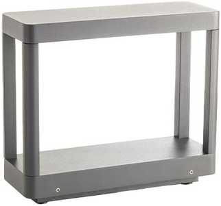 8W LED pastatomas lauko šviestuvas WAKE, tamsiai pilkas, 3000K, IP65, 90580