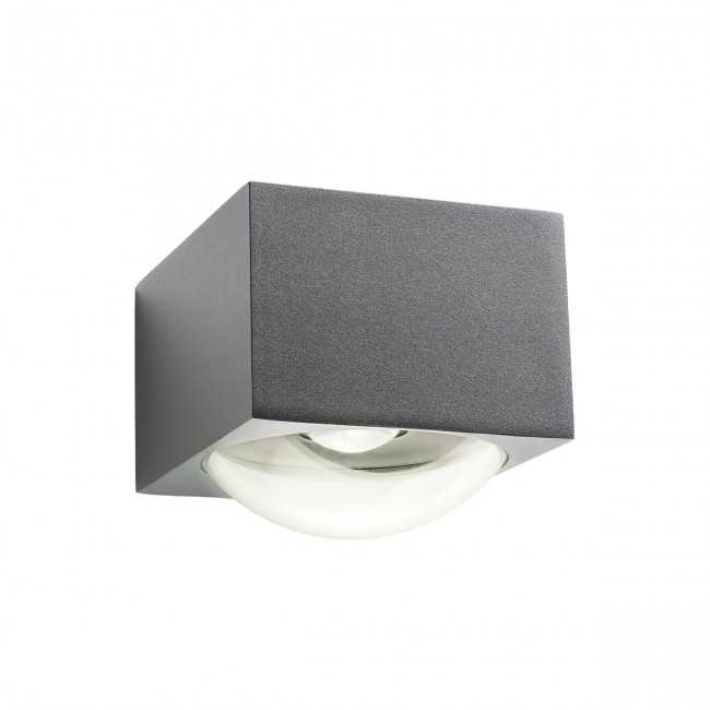 8W LED sieninis fasado šviestuvas ARI, tamsiai pilkas, 3000K, IP65, 90274