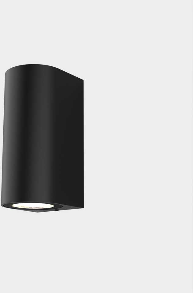 8W LED sieninis fasado šviestuvas NEXO, juodas, 2700/3000K, IP65, A2095170N