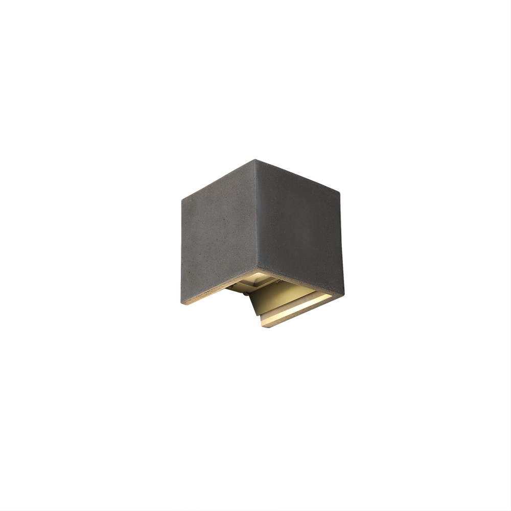 8W LED sieninis fasado šviestuvas PERSEO, pilkas, 3000K, IP65, A2077001GR