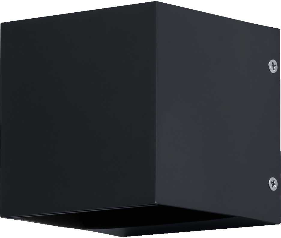 8W LED sieninis fasado šviestuvas SMART+ MATTER, juodas, 3000/6500K/RGB, dimeriuojamas, IP44