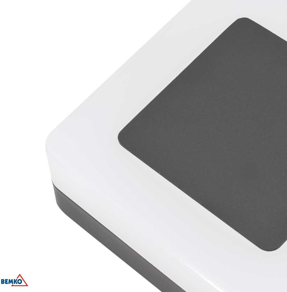 Sieninis šviestuvas Bemko 8W LED sieninis fasado šviestuvas VALIT, grafito sp., 4000K, IP65