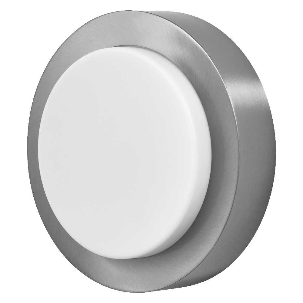 8W LED sieninis lauko šviestuvas ENDURA STYLE DISC, plieno sp., 3000K, IP44