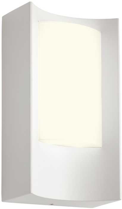 8W LED sieninis lauko šviestuvas WARP, baltas, 3000K, IP44