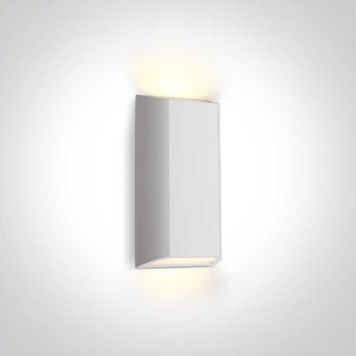 8W LED sieninis šviestuvas, baltas, 2700/3300/4000K, IP65, šviečia į viršų ir į apačią, 67512/W/V