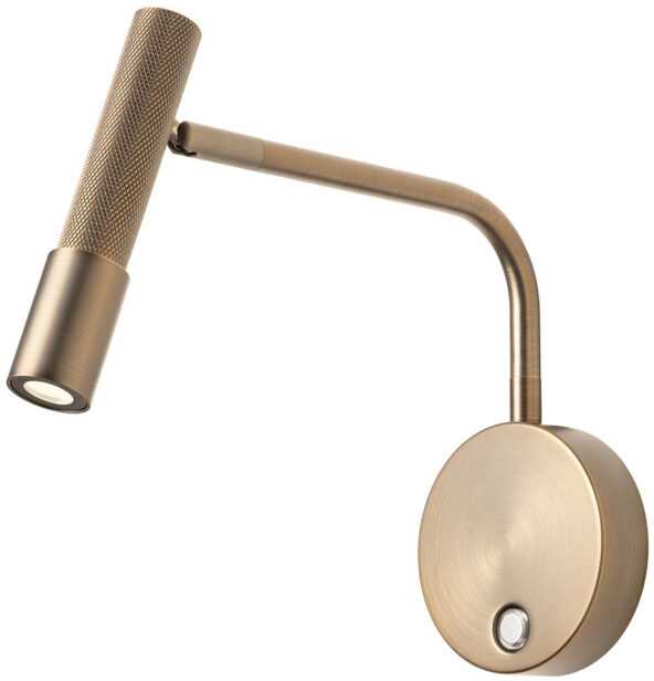 8W LED sieninis šviestuvas DRILL, sendintos bronzos sp., 3000K, dimeriuojamas, 01-4439