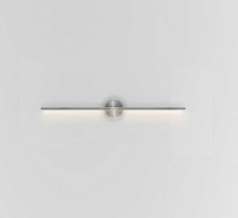 8W LED sieninis šviestuvas LINES, 60cm, nikelio sp., 3000K