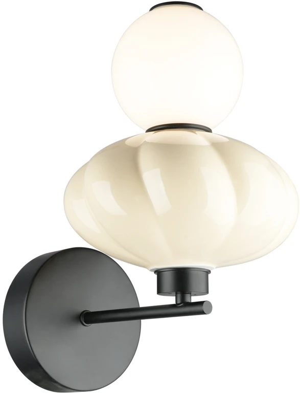 8W LED sieninis šviestuvas TORDI, smėlio/matinės baltos sp., 3000K