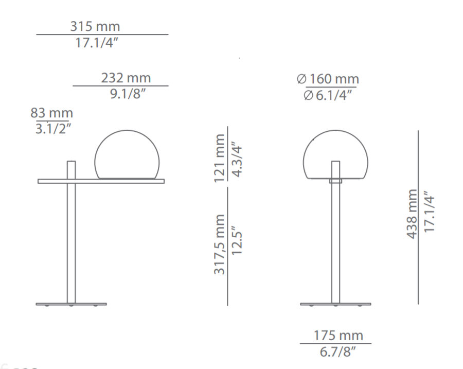 8W LED stalo šviestuvas CIRC, 2700K, juodas
