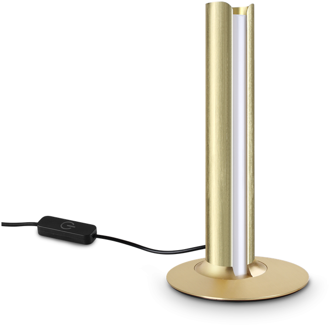 8W LED stalo šviestuvas DORICA, žalvario sp., 3000K, dimeriuojamas, 362533