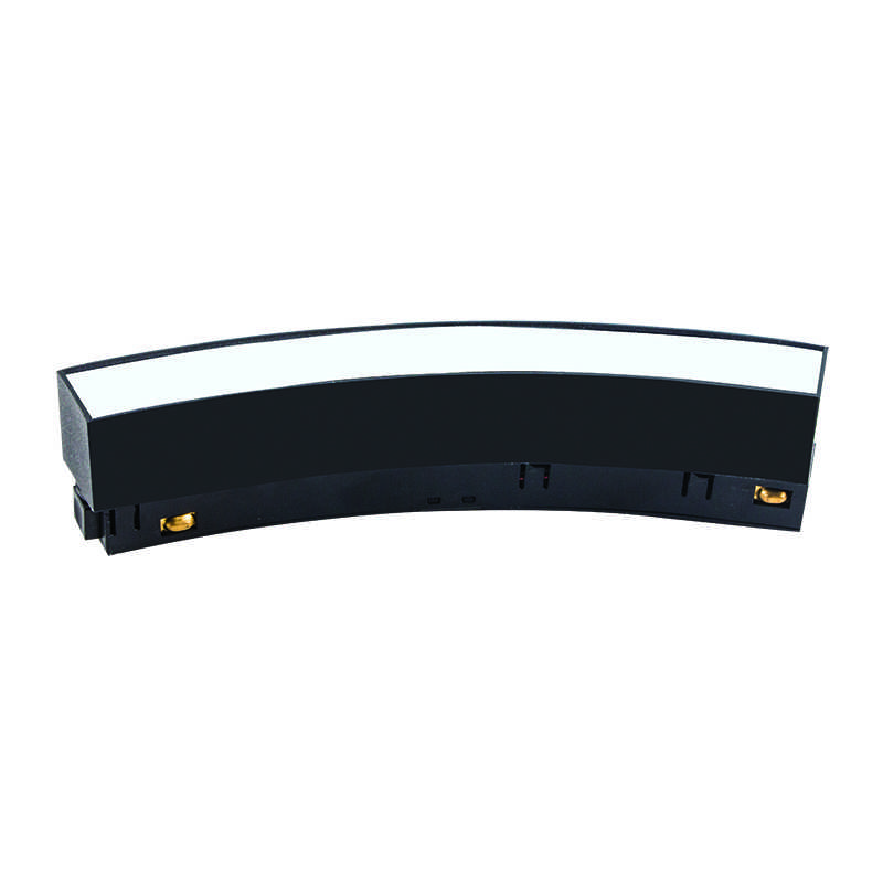 8W LED šviestuvas į lenktus magnetinius bėgelius ZAMBELIS, juodas, 3000K, 60cm diametro, DALI, 22093