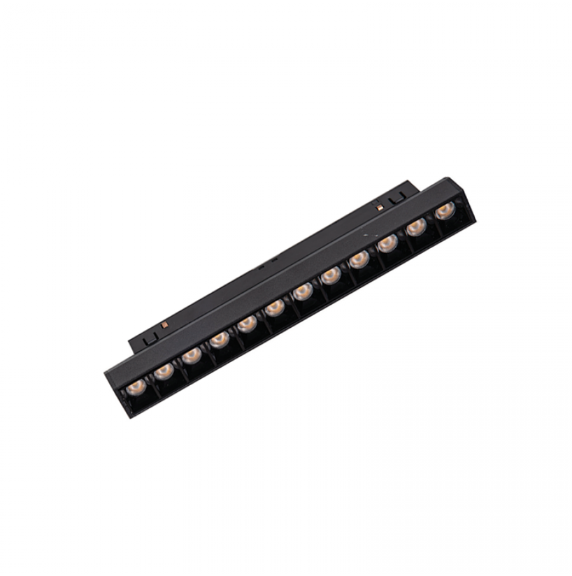 8W LED šviestuvas į magnetinę sistemą ZAMBELIS MAGNETIC, juodas, 2700K, DALI, 2091-27B