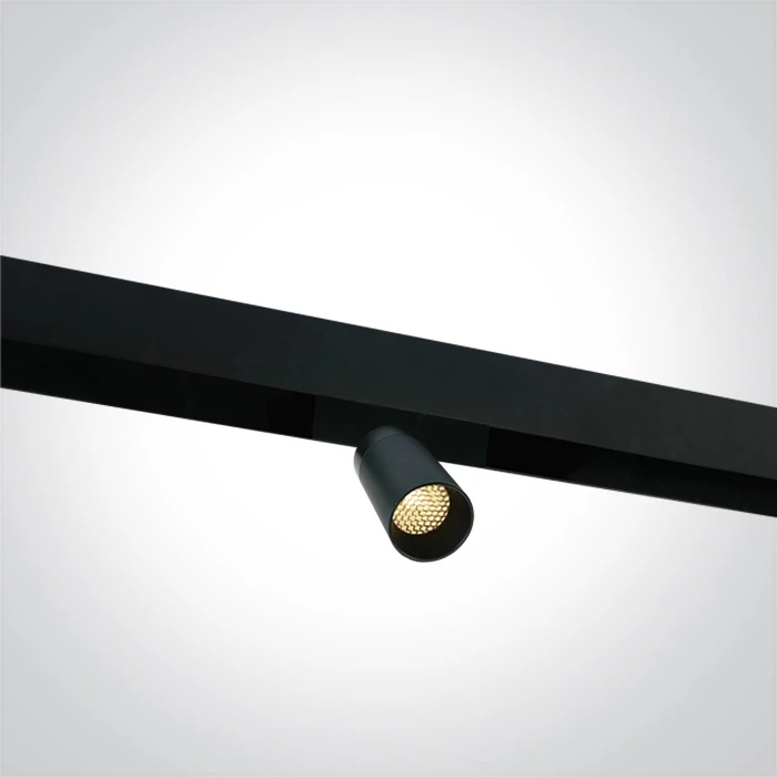 8W LED šviestuvas į magnetines sistemas MINI/MIDI/MAXI/P&P, juodas, 3000/4000K, 48V, 15°, DALI, 42110L/B/V