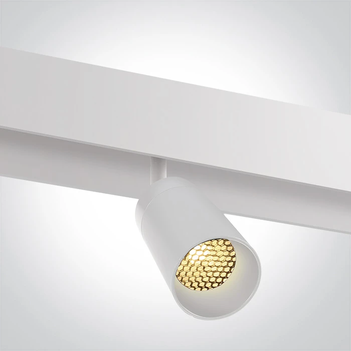 8W LED šviestuvas į magnetines sistemas MINI/MIDI/MAXI/P&P, baltas, 3000/4000K, 48V, 15°, DALI, 42110L/W/V