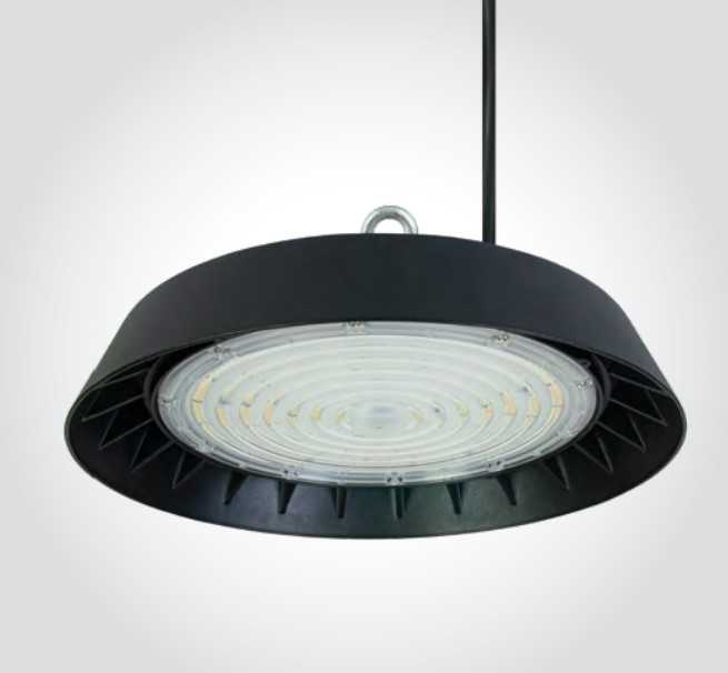 90/120/150W LED UFO šviestuvas, juodas, 4000/4700/5700K, dimeriuojamas, 63150N/V