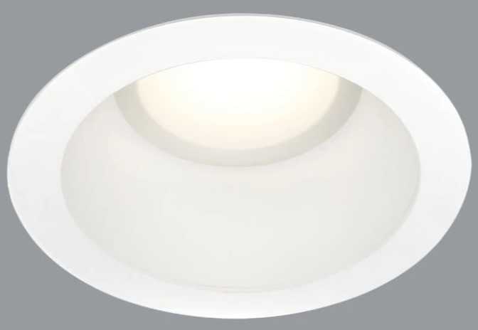 9,2W LED įleidžiamas šviestuvas BERYL O, baltas, 3000K, IP44
