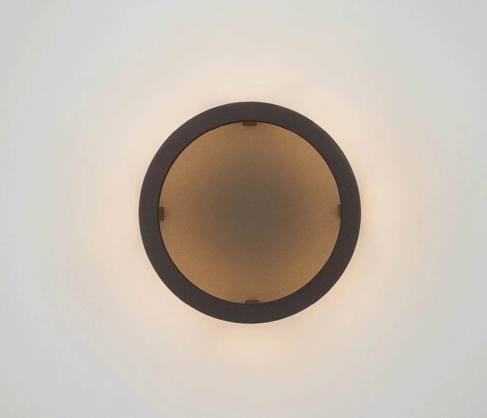 Sieninis šviestuvas 9,2W LED sieninis fasado šviestuvas, tamsiai pilkas, 3000K, IP65, E443