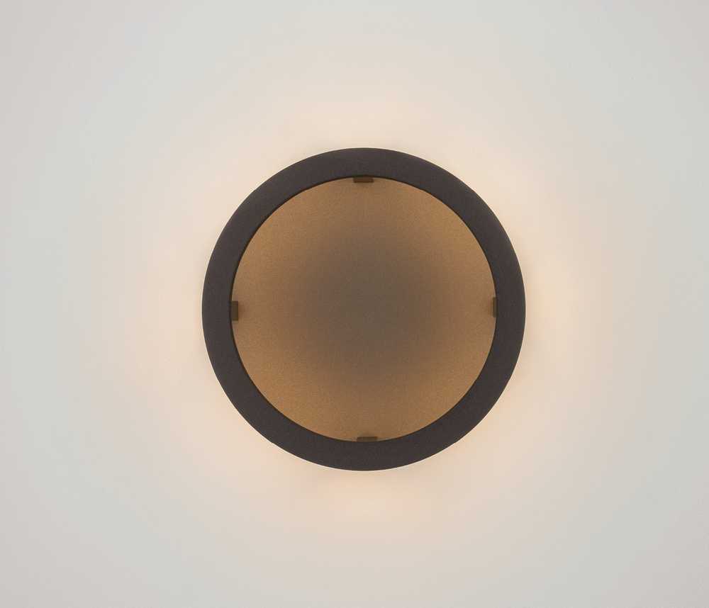 9,2W LED sieninis fasado šviestuvas, tamsiai pilkas, 3000K, IP65, E443