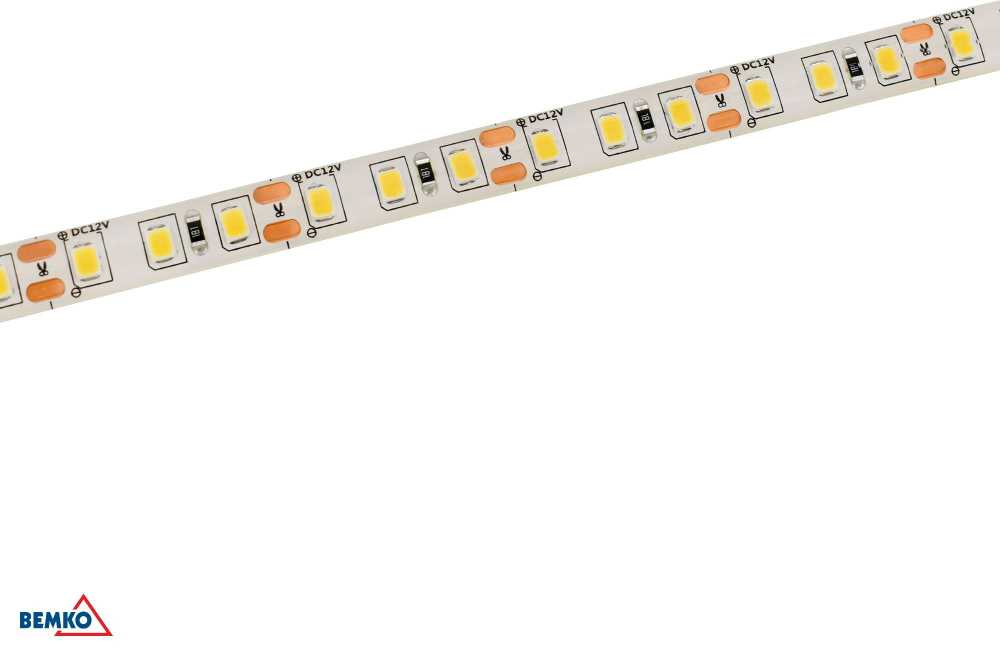Bemko 9,2W/m LED juosta PREMIUM, 12V, 4000K, IP65, 5m ritė