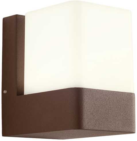 Sieninis šviestuvas 9,4W LED sieninis lauko šviestuvas TOK, rūdžių sp., 3000K, IP44