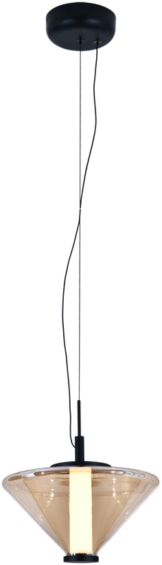 9,5W LED pakabinamas šviestuvas YARA, gintaro sp., 2700K, C4012090AB