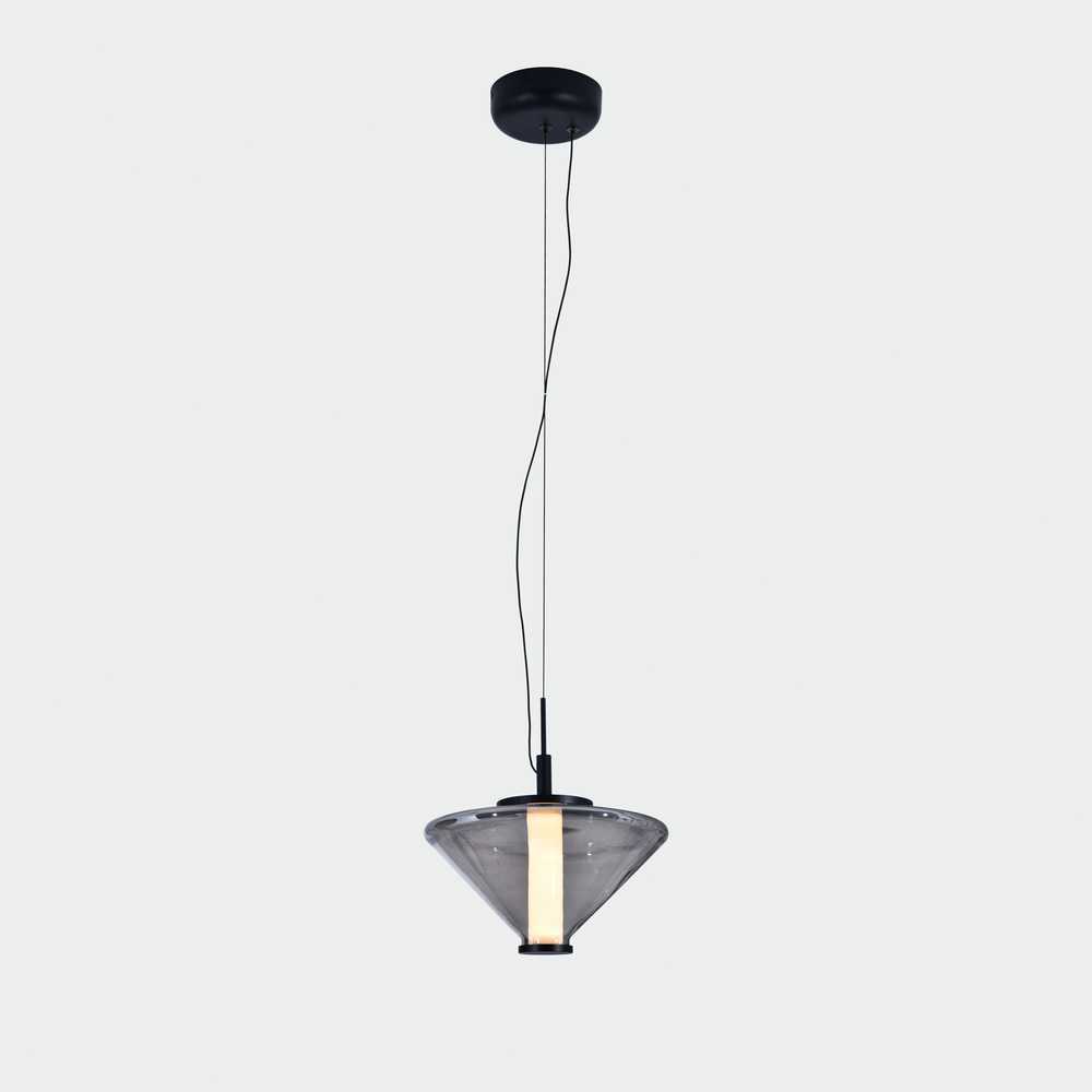 9,5W LED pakabinamas šviestuvas YARA, pilkos/dūmų sp., 2700K, C4012090FU