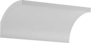 9,5W LED sieninis šviestuvas VELAS, matinės baltos sp., 3000K, 01-3706
