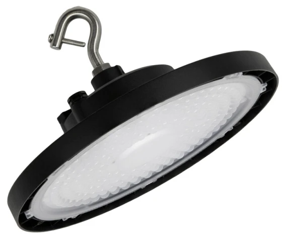 95W LED UFO šviestuvas HIGH BAY, juodas, 4000K, 90°, DALI2