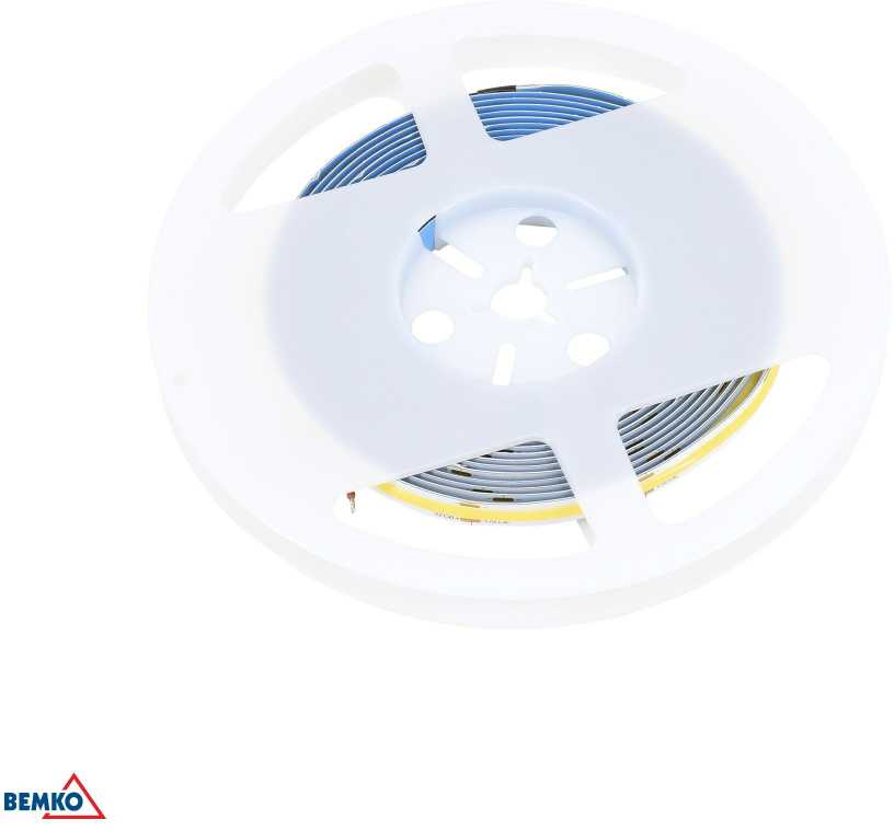 9,5W/m LED COB juosta PREMIUM, 24V, 6500K, 5m ritė