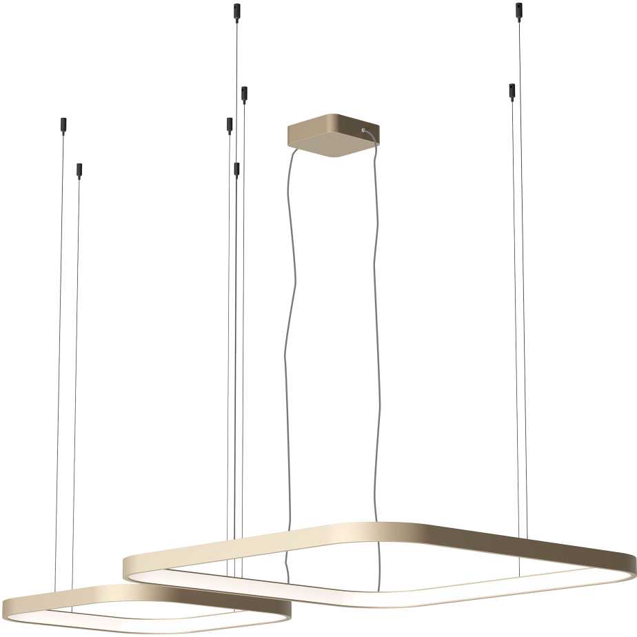 96W LED pakabinamas šviestuvas ORION, rusvas, 2700/3000/4000K, dimeriuojamas, 01-3899