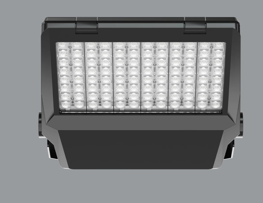 96W LED prožektorius NUMANCIA S PRO, tamsiai pilkas, 4000K, IP66