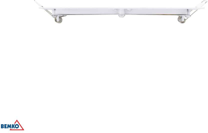 9W LED įleidžiama panelė BOLED, balta, 3000K
