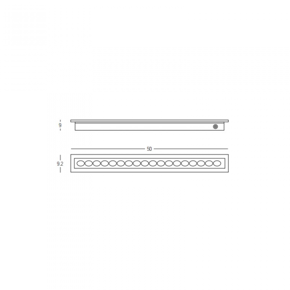 9W LED įleidžiamas į žemę šviestuvas, plieno sp., 3000K, IP67, E366