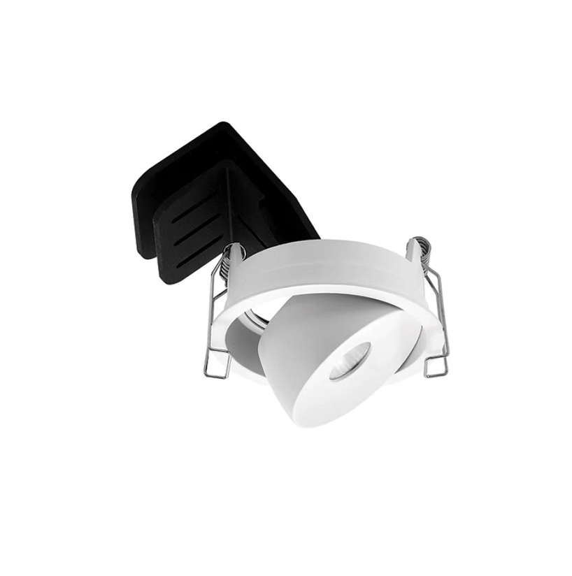 9W LED įleidžiamas šviestuvas, baltas, 2700K, S143