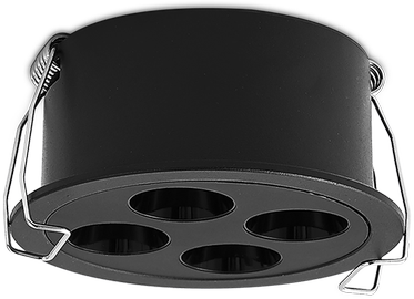 9W LED įleidžiamas šviestuvas INVISIBLE, juodas, 3000K, dimeriuojamas, E3980201NDT