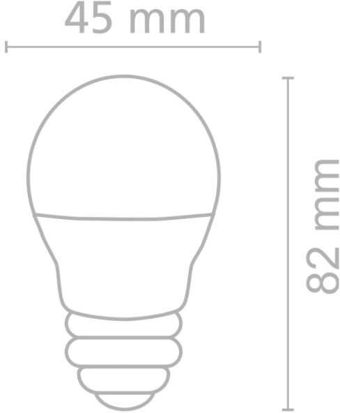 9W LED lemputė, E27, 3000K, ACB62434