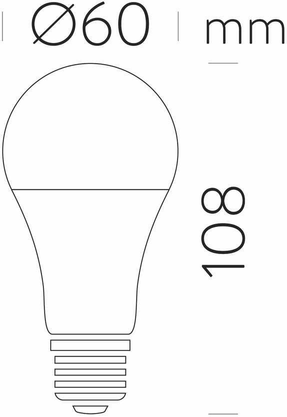 9W LED lemputė, E27, 4000K, 270°, ACB62388