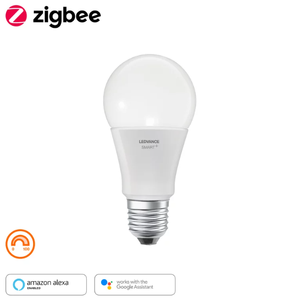 9W LED lemputė SMART+, E27, balta, 2700K, dimeriuojama, ZigBee 3.0 tinklo protokolas