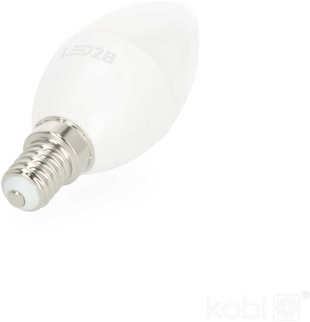 9W LED lemputė SW, E14, balta, 3000K, 180°