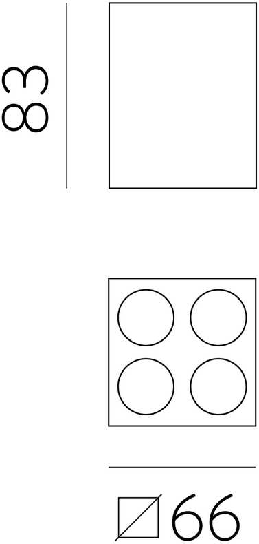 9W LED lubinis šviestuvas INVISIBLE, baltas, 3000K, dimeriuojamas, P3980200BDT