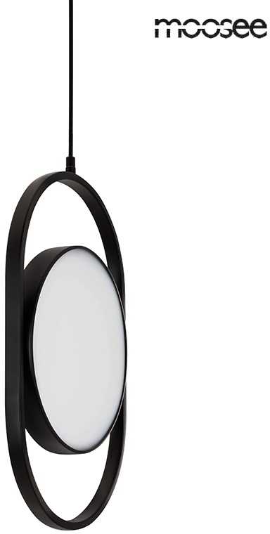 9W LED pakabinamas šviestuvas SPINNER 19, juodas, 3000K