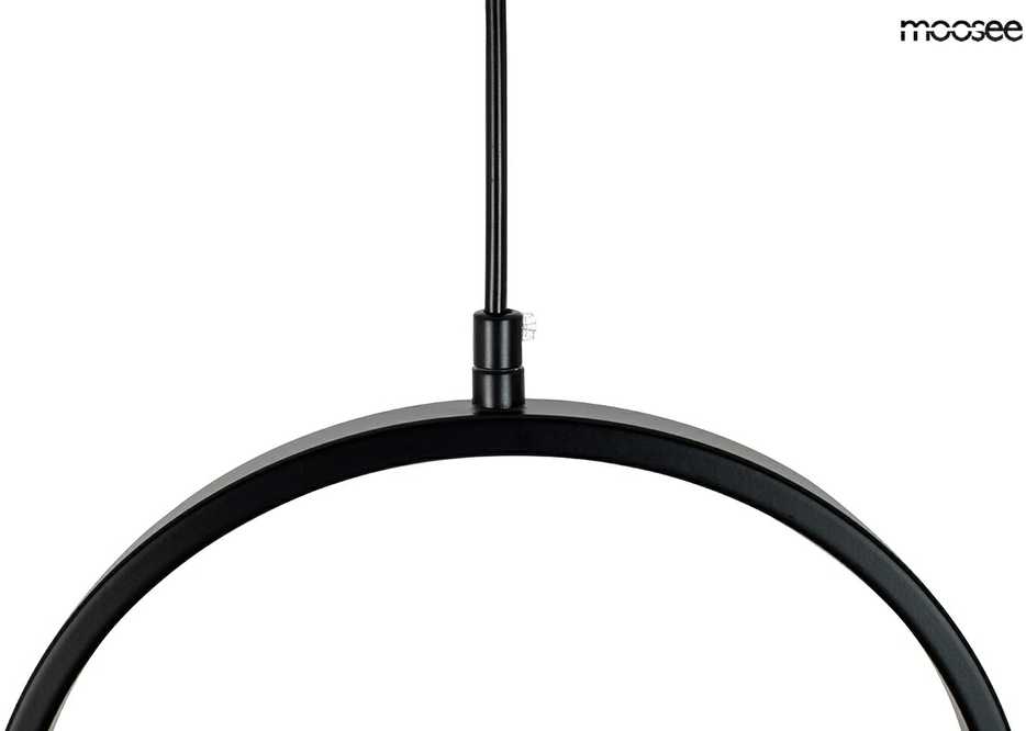 9W LED pakabinamas šviestuvas SPINNER 19, juodas, 3000K