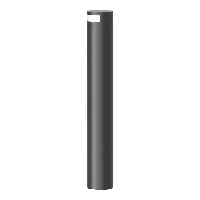 9W LED pastatomas lauko šviestuvas BOLLARD 180, juodas, 4000K, 120°x50°, IP66
