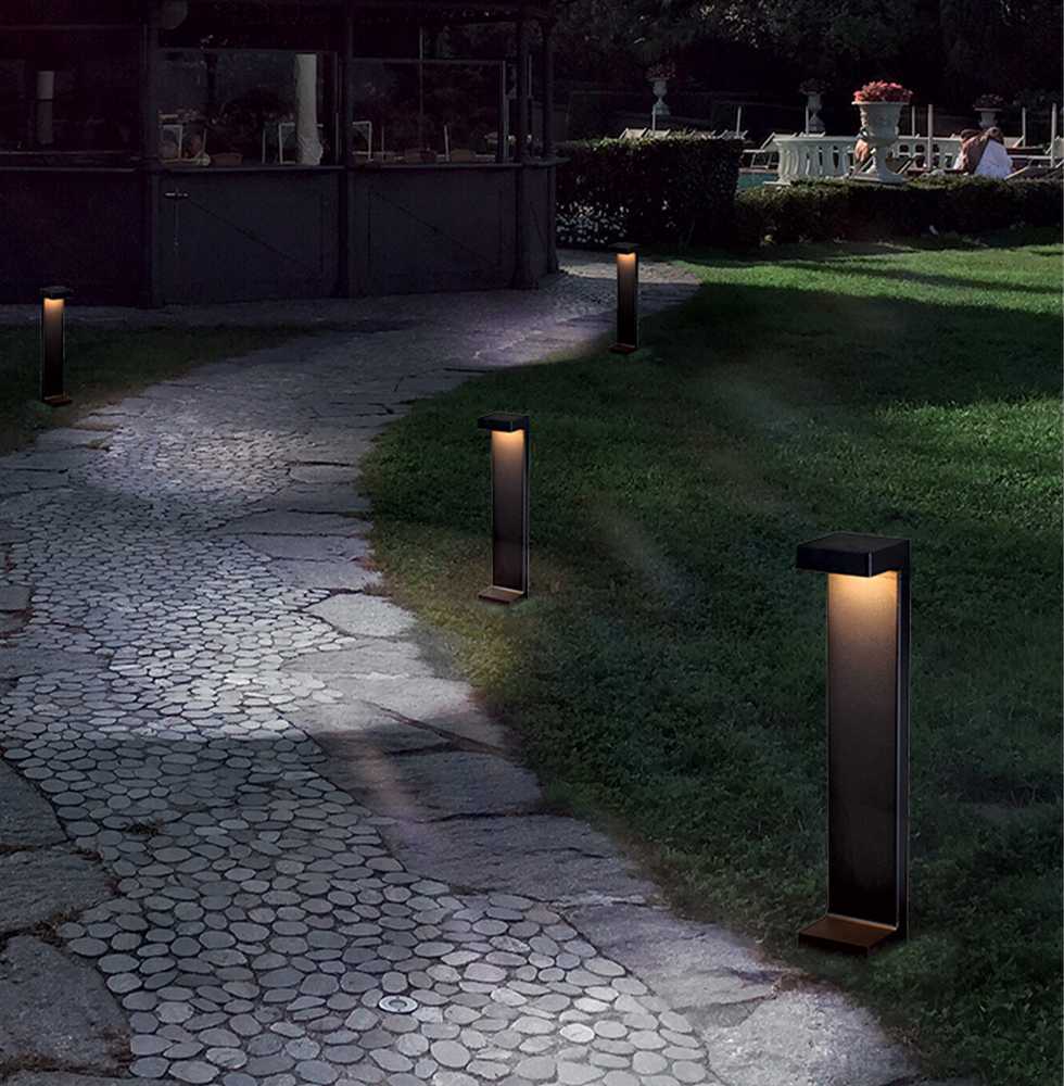 9W LED pastatomas šviestuvas QUADRO, juodas, 3000K, 4226400