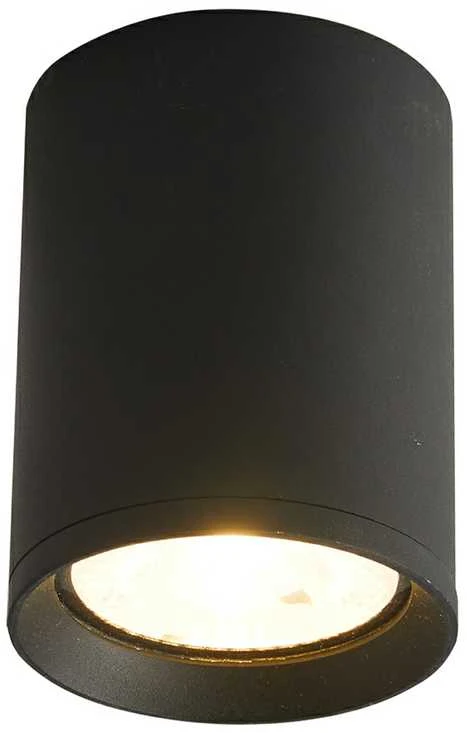 Lubinis šviestuvas 9W LED paviršinis fasado šviestuvas CERVIA 4K, juodas, 4000K
