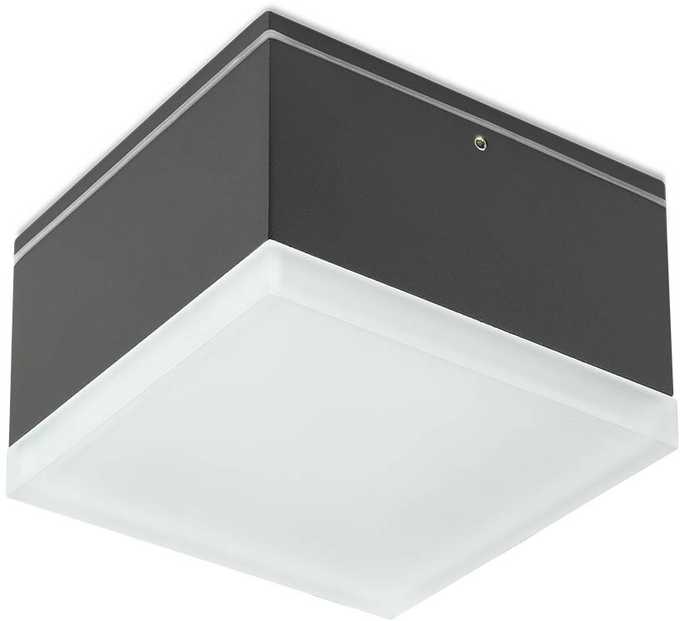 9W LED paviršinis lauko šviestuvas AKRON, tamsiai pilkas, 3000K, IP54, 90109