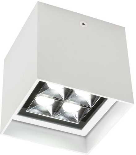 9W LED paviršinis lauko šviestuvas HUB, baltas, 3000K, IP54, 90228