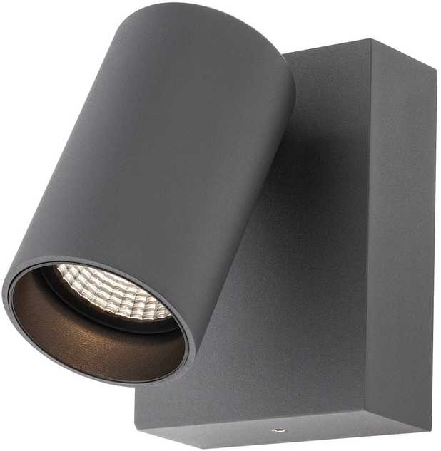 Sieninis šviestuvas 9W LED sieninis lauko šviestuvas ALAN, tamsiai pilkas, 2200/3000/4000K, IP65