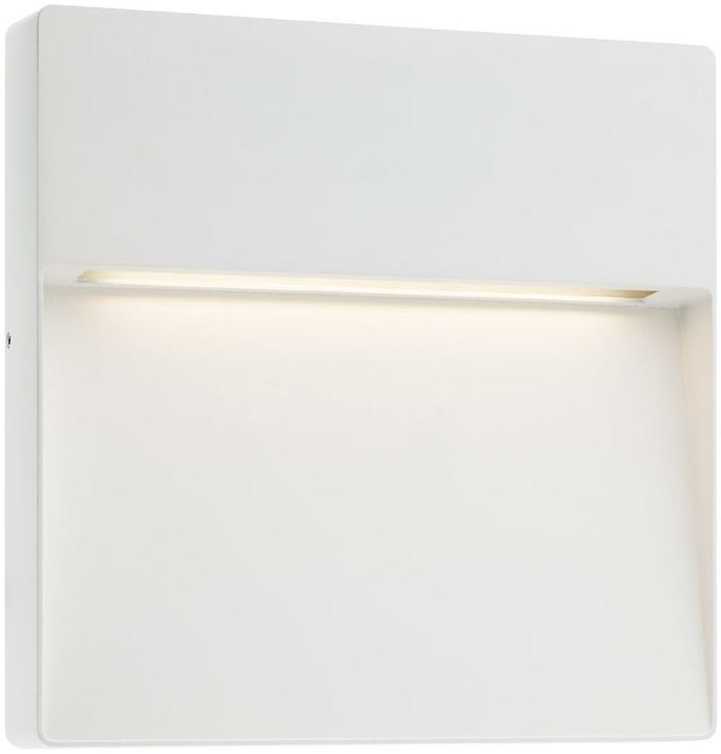 Sieninis šviestuvas 9W LED sieninis lauko šviestuvas EVEN, baltas, 3000K, IP54, 9627